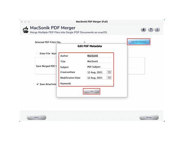 MacSonik PDF Merge Tool for Mac - Download it from Habererciyes for free
